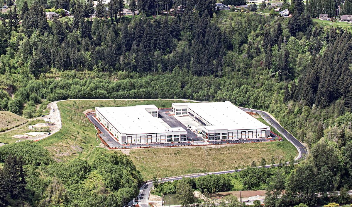 Sumner Ridge nestled in the reforested hillside