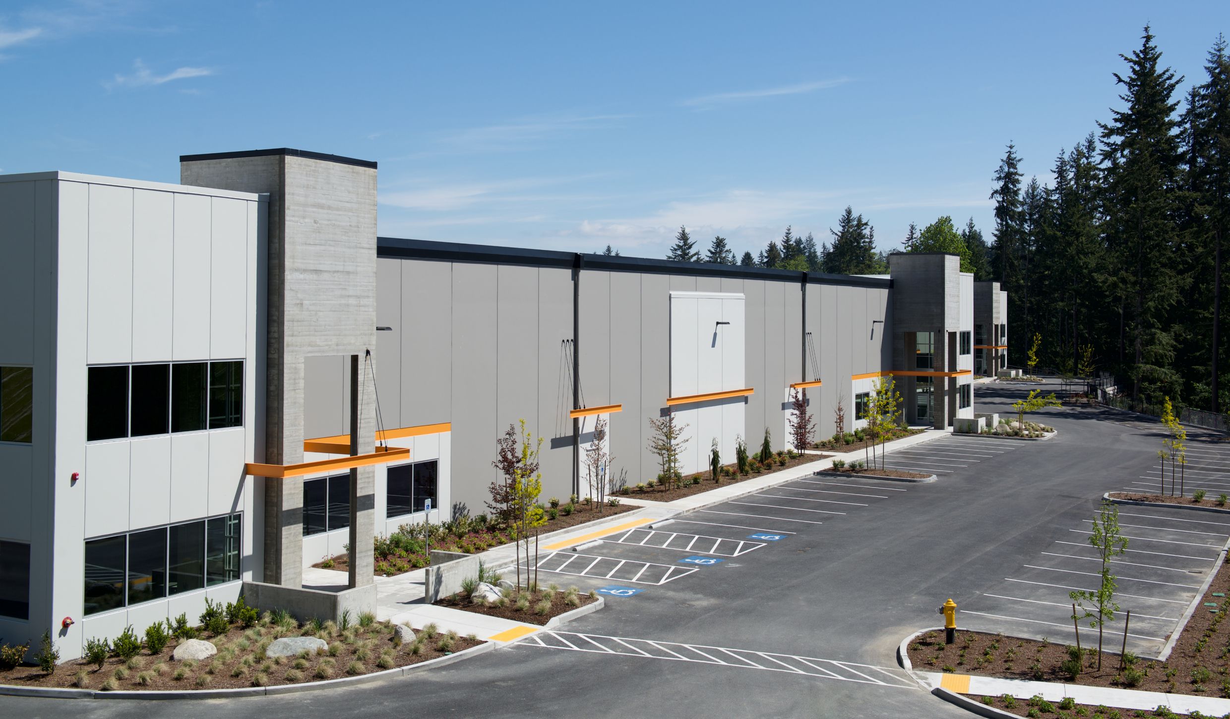 Seaway West buildings and parking